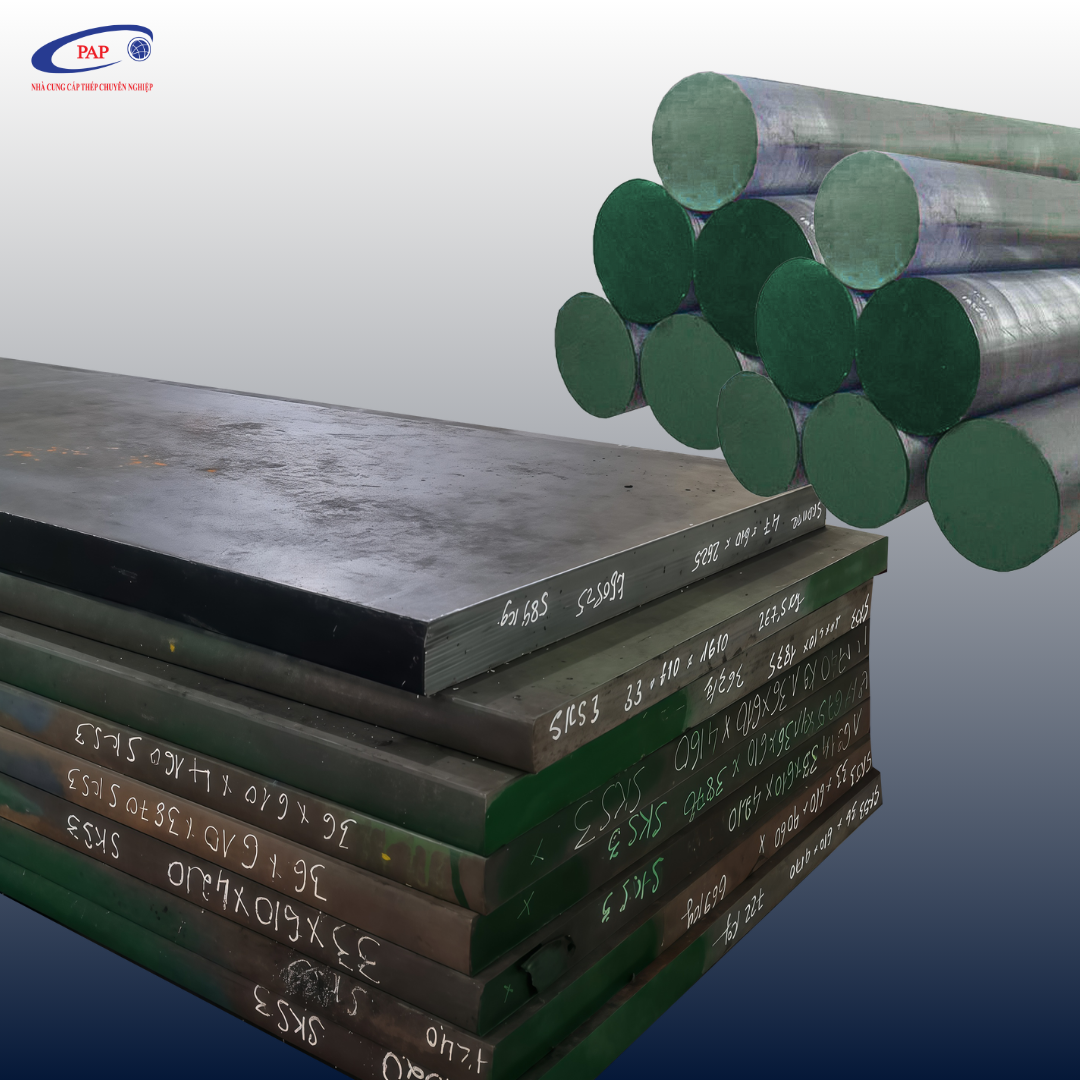 Thép làm khuôn dập nguội: SK3, SKS3, SKD11, DC53, SLD